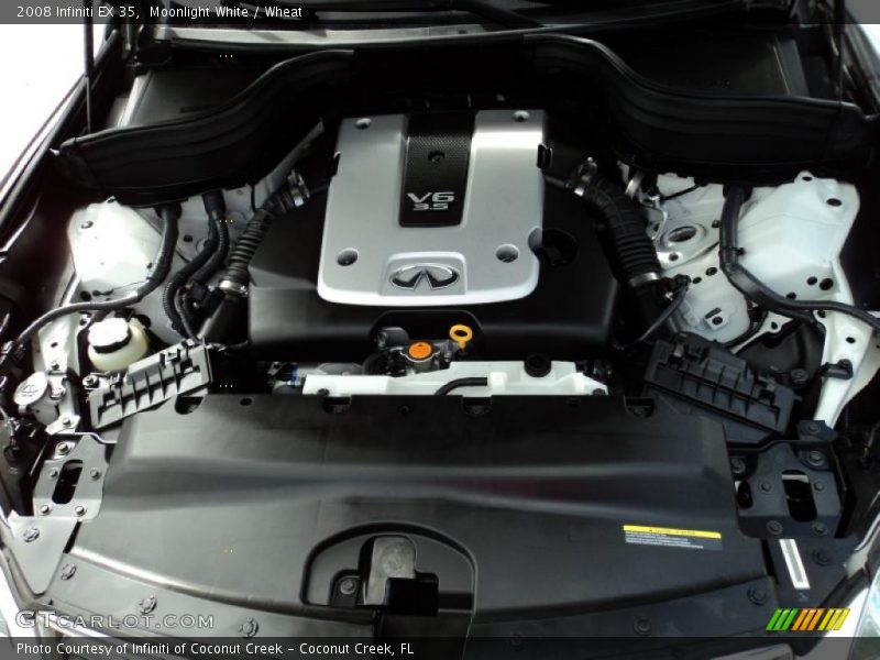 Moonlight White / Wheat 2008 Infiniti EX 35