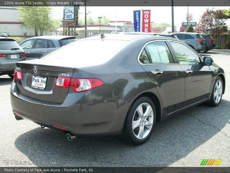 Grigio Metallic / Ebony 2009 Acura TSX Sedan