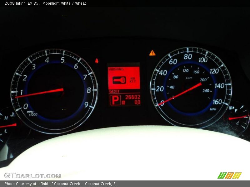 Moonlight White / Wheat 2008 Infiniti EX 35
