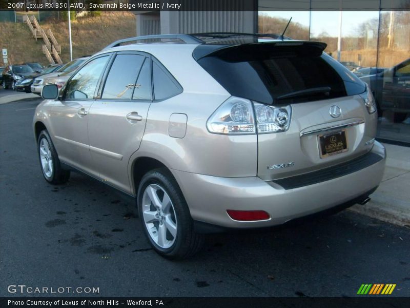 Savannah Beige Metallic / Ivory 2007 Lexus RX 350 AWD