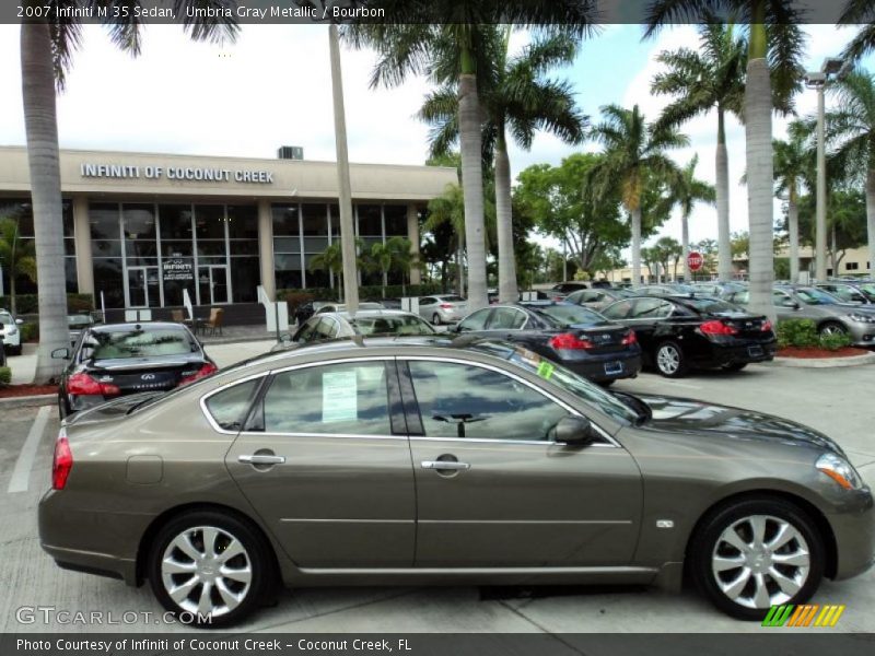 Umbria Gray Metallic / Bourbon 2007 Infiniti M 35 Sedan