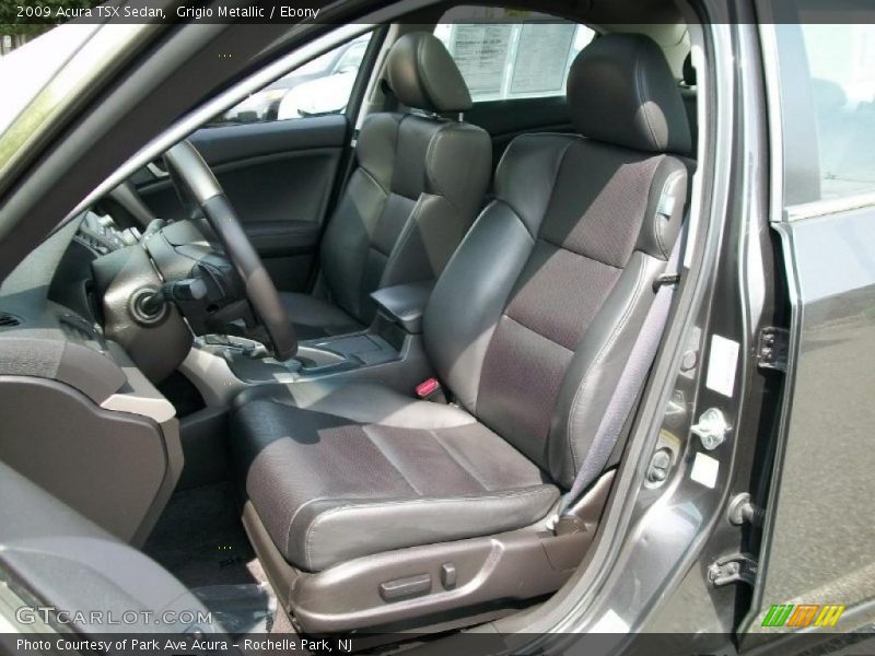 Grigio Metallic / Ebony 2009 Acura TSX Sedan