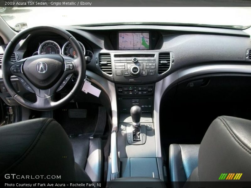 Grigio Metallic / Ebony 2009 Acura TSX Sedan