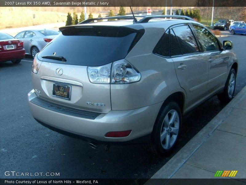 Savannah Beige Metallic / Ivory 2007 Lexus RX 350 AWD