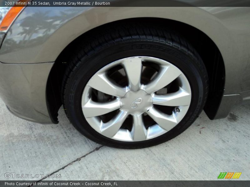 Umbria Gray Metallic / Bourbon 2007 Infiniti M 35 Sedan