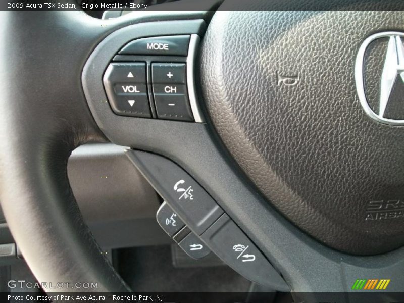 Grigio Metallic / Ebony 2009 Acura TSX Sedan