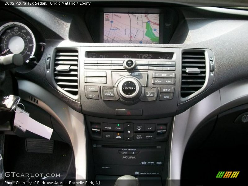 Grigio Metallic / Ebony 2009 Acura TSX Sedan