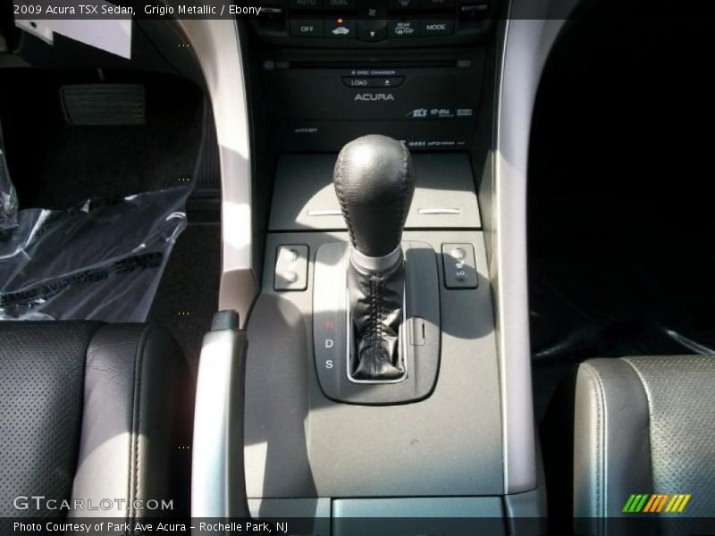 Grigio Metallic / Ebony 2009 Acura TSX Sedan