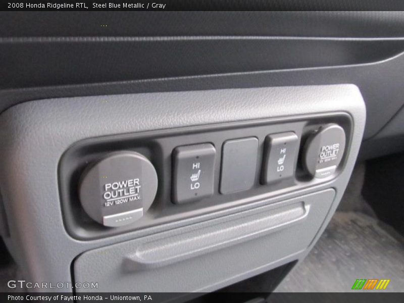 Steel Blue Metallic / Gray 2008 Honda Ridgeline RTL