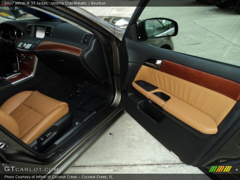 Umbria Gray Metallic / Bourbon 2007 Infiniti M 35 Sedan