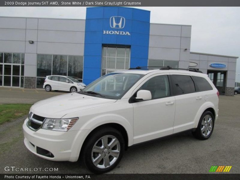 Stone White / Dark Slate Gray/Light Graystone 2009 Dodge Journey SXT AWD