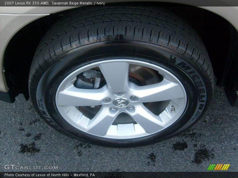 Savannah Beige Metallic / Ivory 2007 Lexus RX 350 AWD