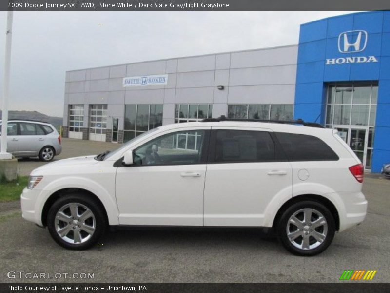 Stone White / Dark Slate Gray/Light Graystone 2009 Dodge Journey SXT AWD