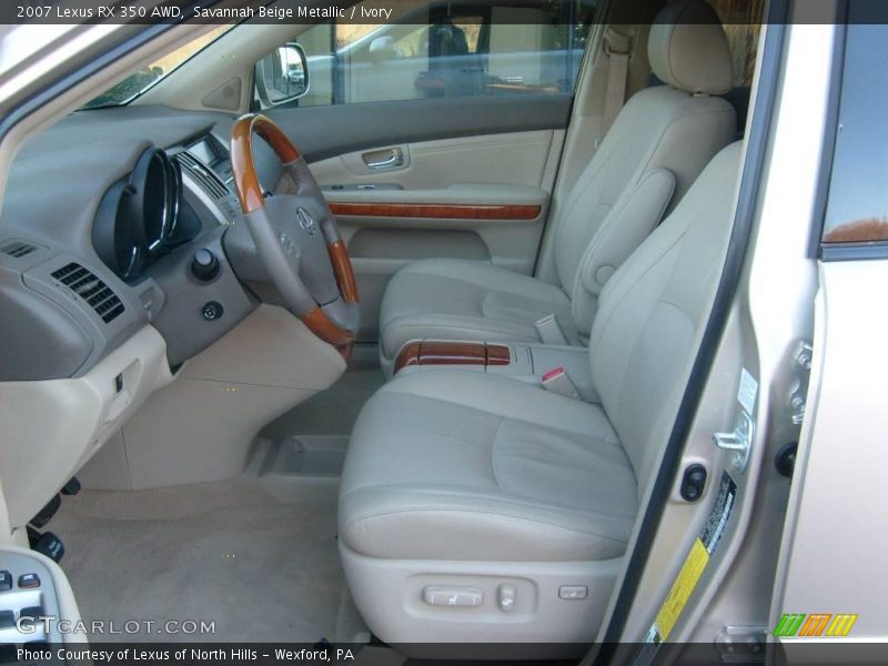 Savannah Beige Metallic / Ivory 2007 Lexus RX 350 AWD