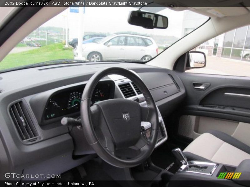 Stone White / Dark Slate Gray/Light Graystone 2009 Dodge Journey SXT AWD