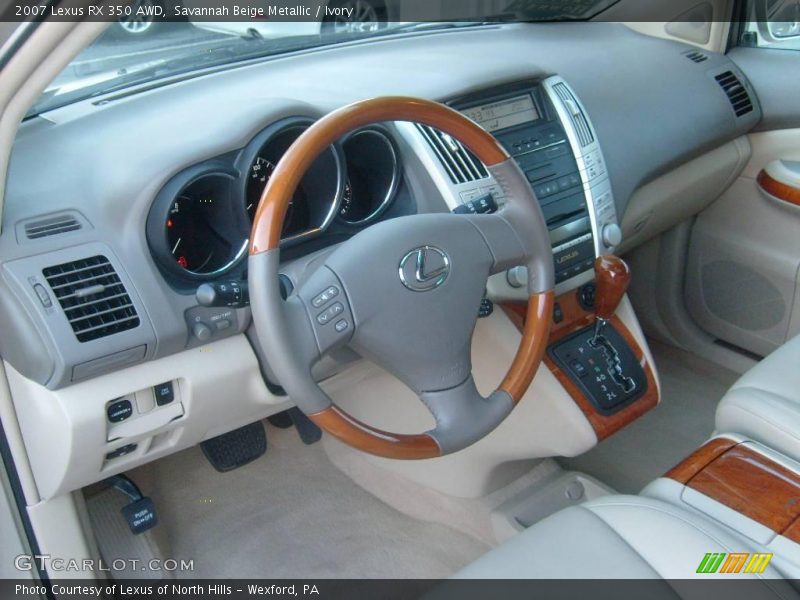 Savannah Beige Metallic / Ivory 2007 Lexus RX 350 AWD