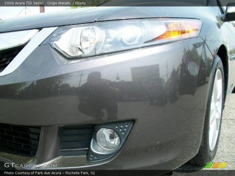 Grigio Metallic / Ebony 2009 Acura TSX Sedan