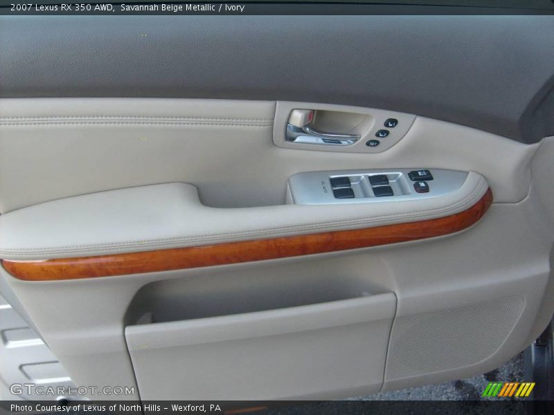 Savannah Beige Metallic / Ivory 2007 Lexus RX 350 AWD