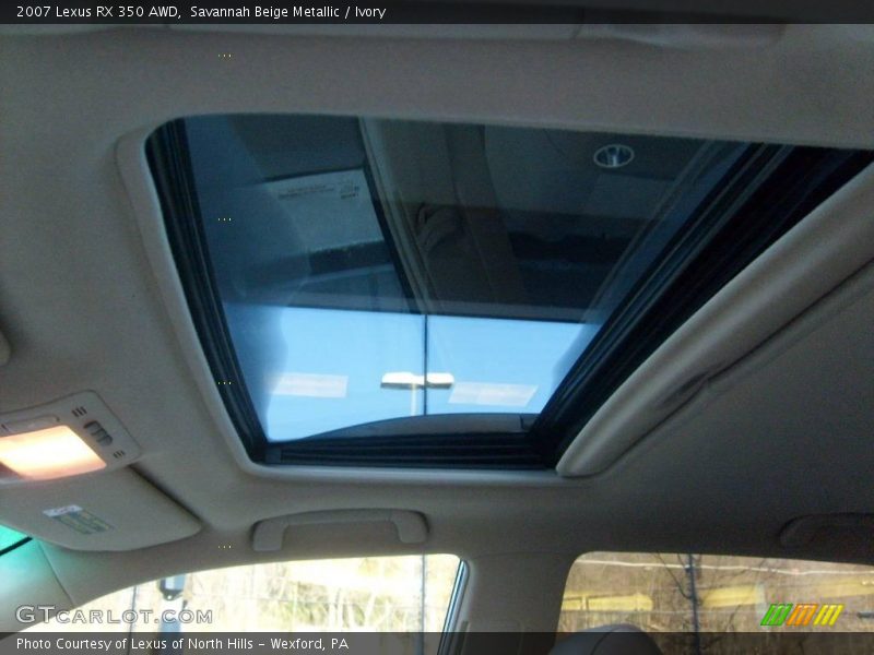 Savannah Beige Metallic / Ivory 2007 Lexus RX 350 AWD