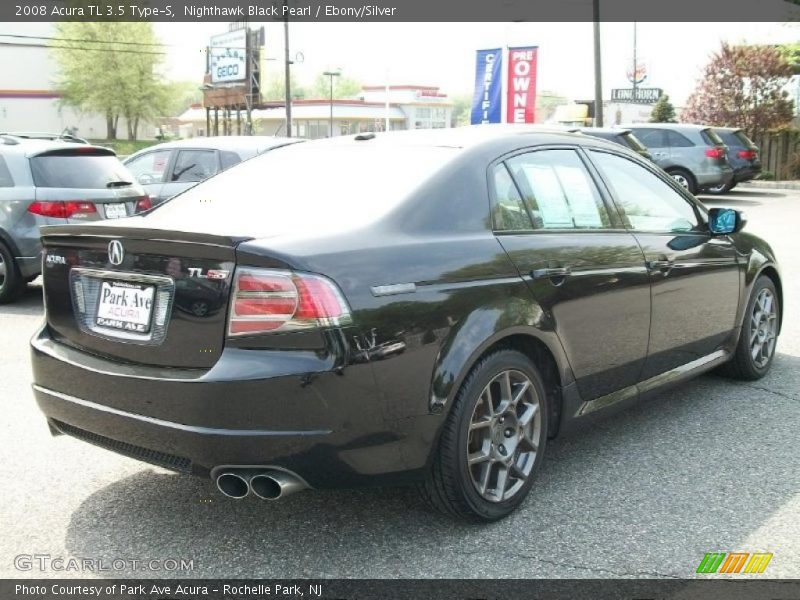 Nighthawk Black Pearl / Ebony/Silver 2008 Acura TL 3.5 Type-S