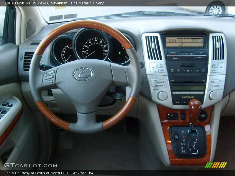 Savannah Beige Metallic / Ivory 2007 Lexus RX 350 AWD