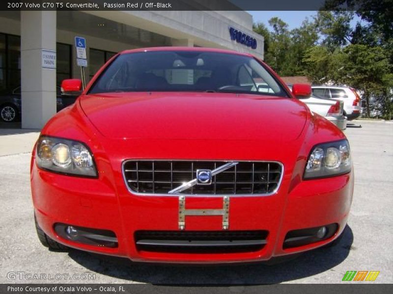 Passion Red / Off-Black 2007 Volvo C70 T5 Convertible
