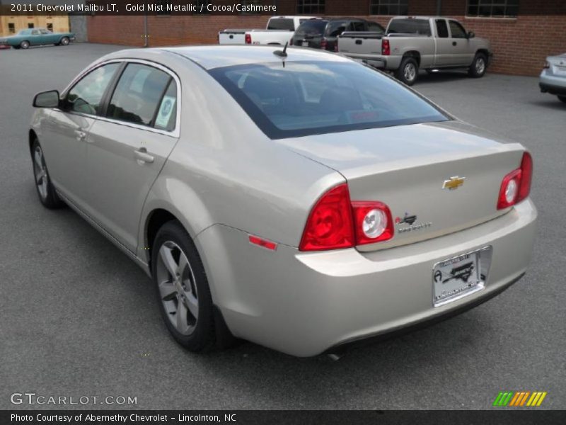 Gold Mist Metallic / Cocoa/Cashmere 2011 Chevrolet Malibu LT