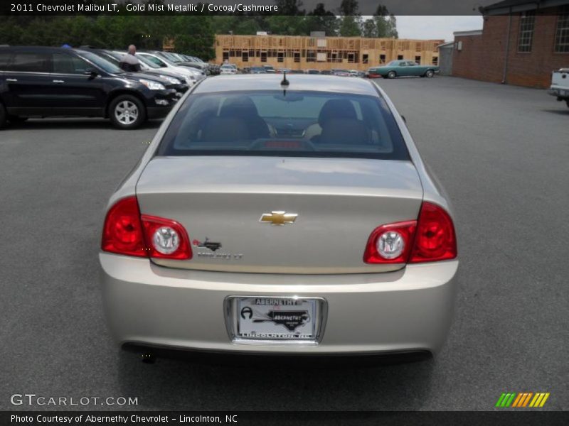 Gold Mist Metallic / Cocoa/Cashmere 2011 Chevrolet Malibu LT