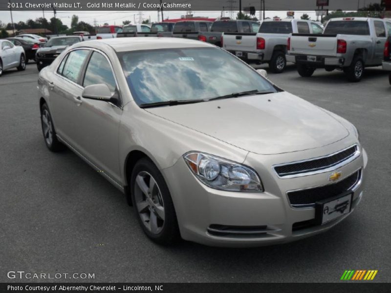 Gold Mist Metallic / Cocoa/Cashmere 2011 Chevrolet Malibu LT