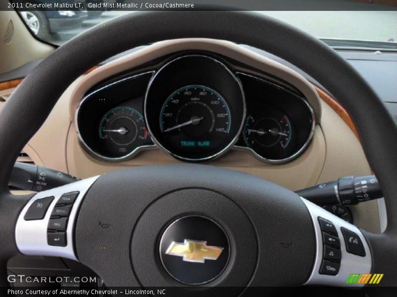 Gold Mist Metallic / Cocoa/Cashmere 2011 Chevrolet Malibu LT