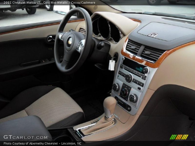Gold Mist Metallic / Cocoa/Cashmere 2011 Chevrolet Malibu LT