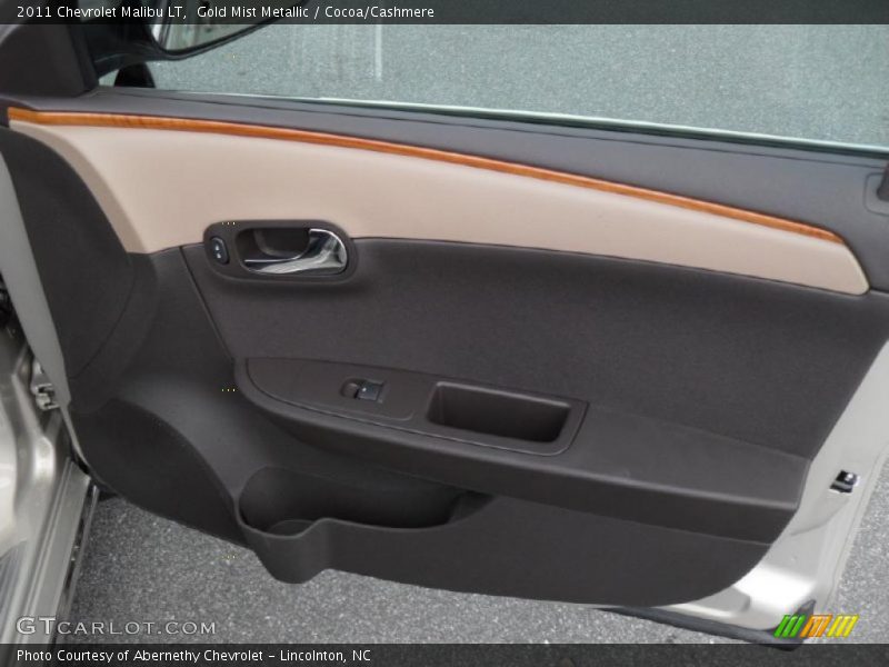 Gold Mist Metallic / Cocoa/Cashmere 2011 Chevrolet Malibu LT