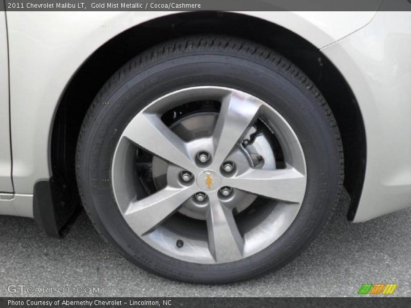 Gold Mist Metallic / Cocoa/Cashmere 2011 Chevrolet Malibu LT