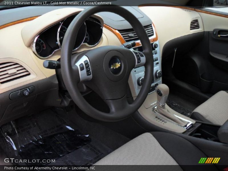 Gold Mist Metallic / Cocoa/Cashmere 2011 Chevrolet Malibu LT