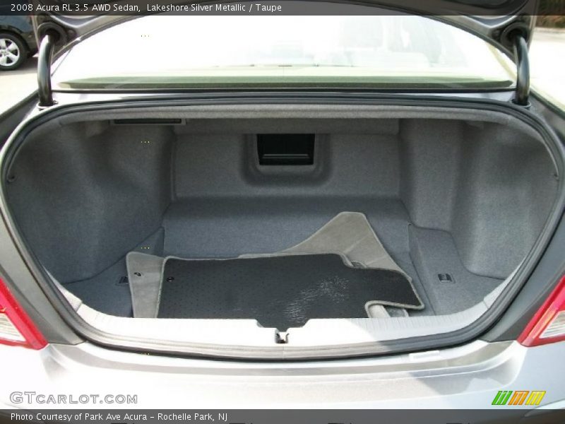 Lakeshore Silver Metallic / Taupe 2008 Acura RL 3.5 AWD Sedan