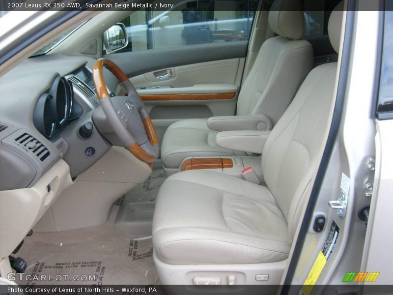 Savannah Beige Metallic / Ivory 2007 Lexus RX 350 AWD