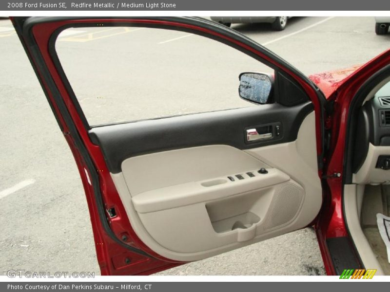 Redfire Metallic / Medium Light Stone 2008 Ford Fusion SE