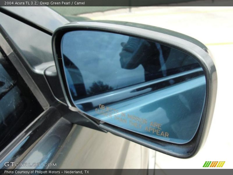 Deep Green Pearl / Camel 2004 Acura TL 3.2