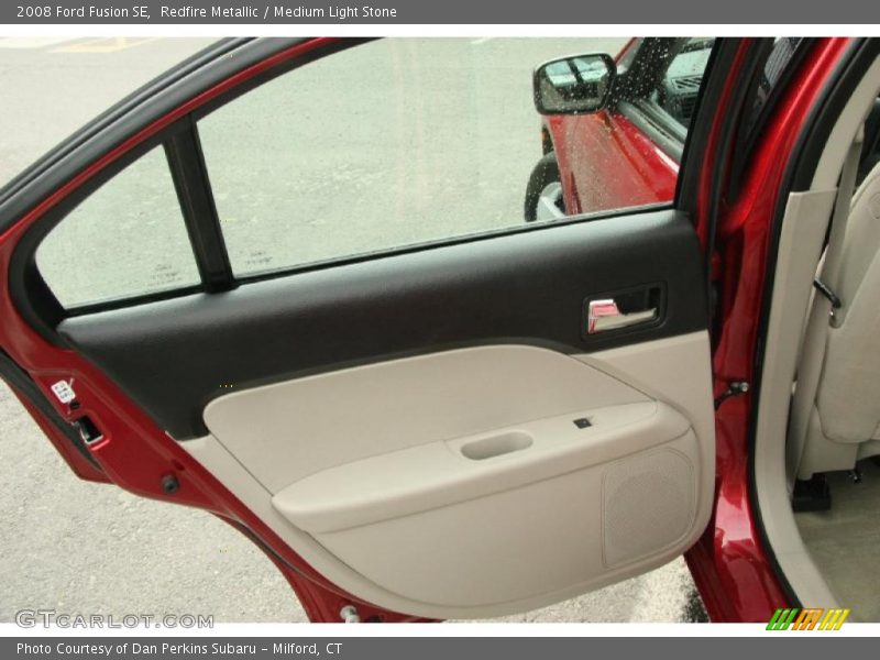 Redfire Metallic / Medium Light Stone 2008 Ford Fusion SE