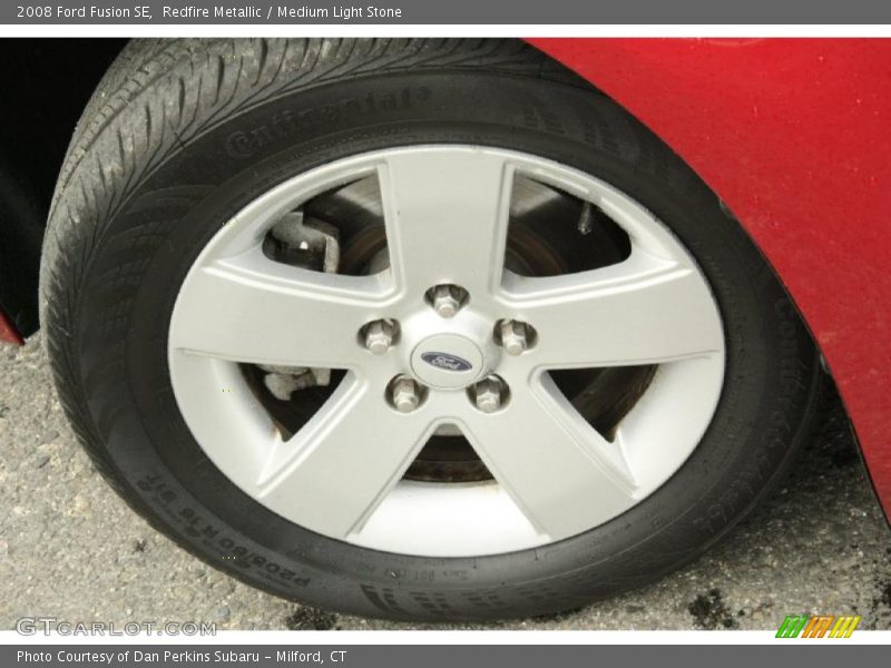Redfire Metallic / Medium Light Stone 2008 Ford Fusion SE