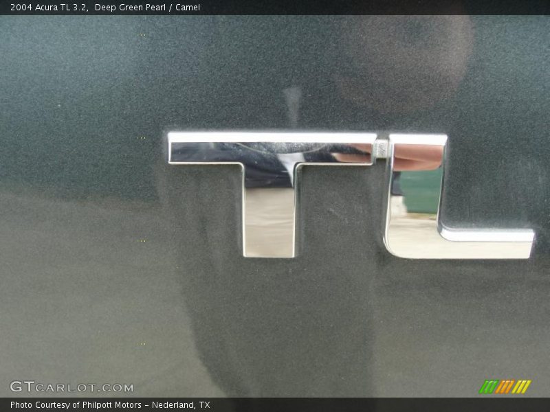 Deep Green Pearl / Camel 2004 Acura TL 3.2