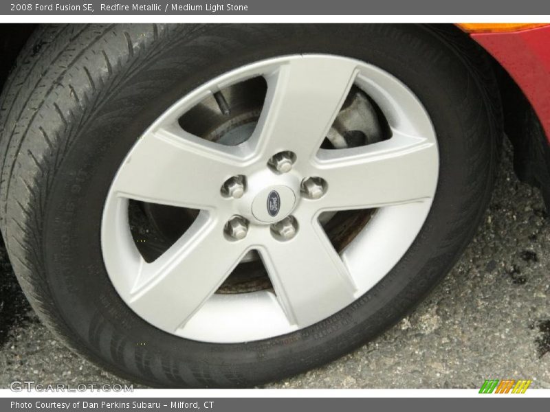 Redfire Metallic / Medium Light Stone 2008 Ford Fusion SE