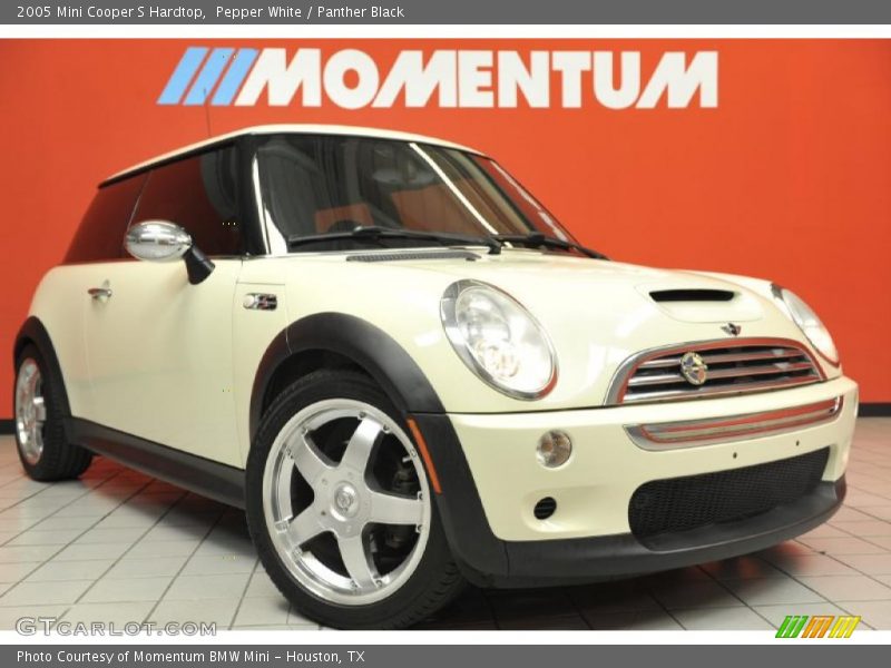 Pepper White / Panther Black 2005 Mini Cooper S Hardtop