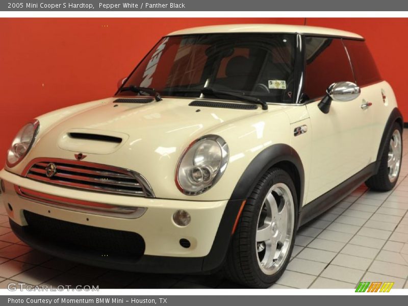 Pepper White / Panther Black 2005 Mini Cooper S Hardtop