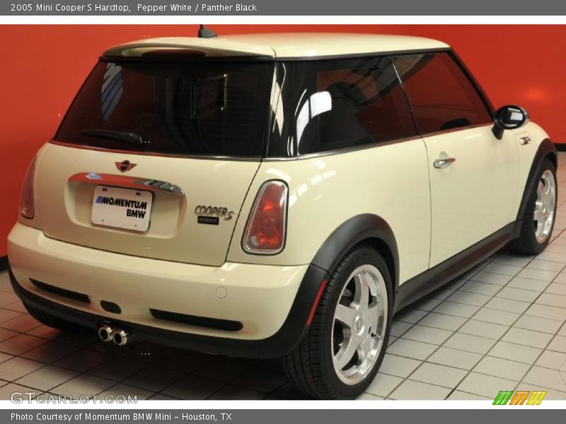 Pepper White / Panther Black 2005 Mini Cooper S Hardtop