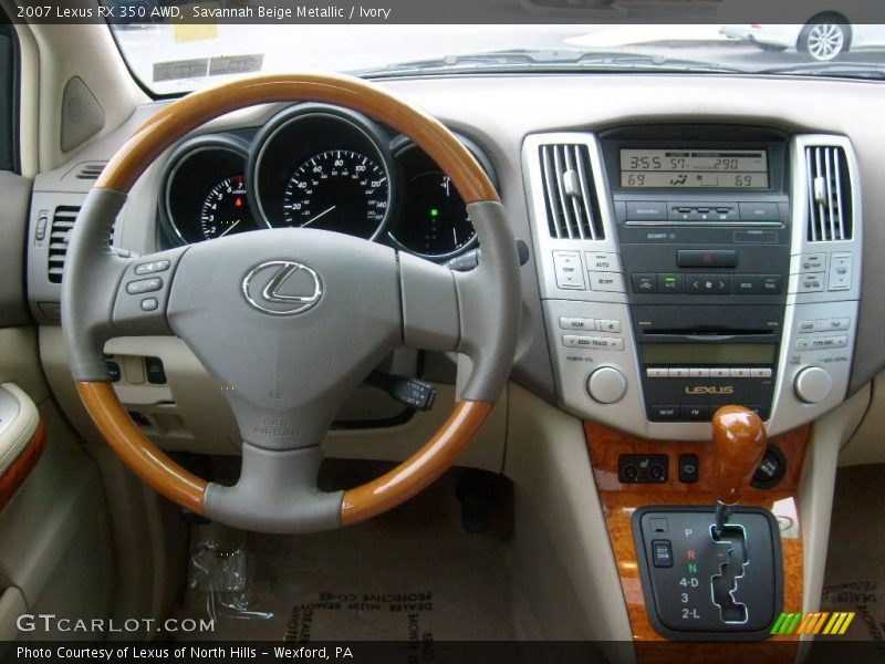 Savannah Beige Metallic / Ivory 2007 Lexus RX 350 AWD