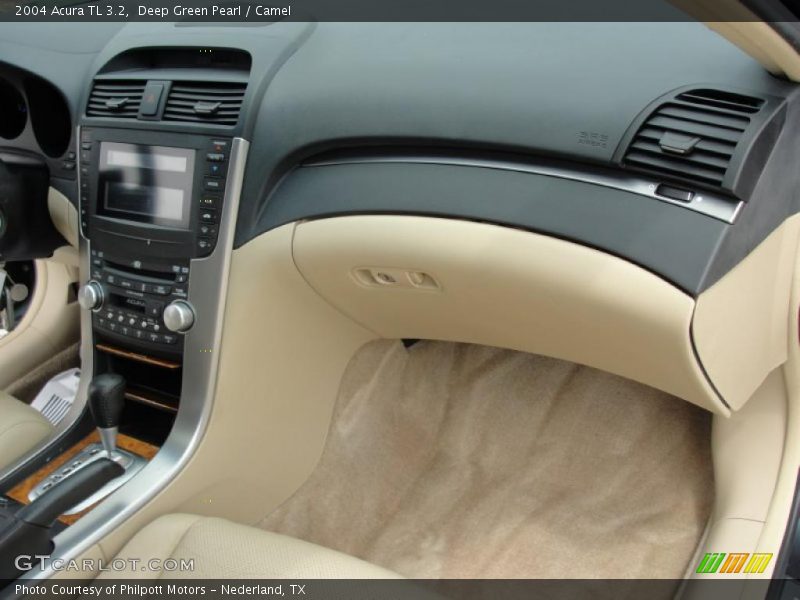 Deep Green Pearl / Camel 2004 Acura TL 3.2