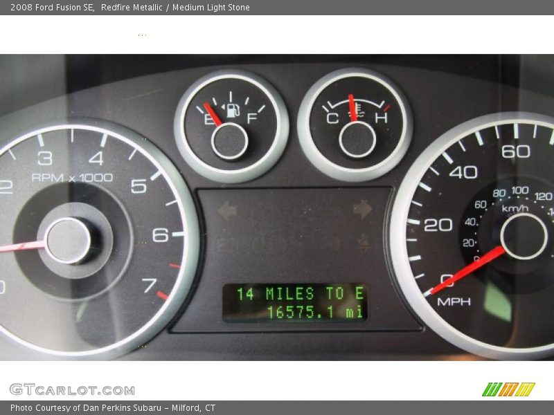 Redfire Metallic / Medium Light Stone 2008 Ford Fusion SE