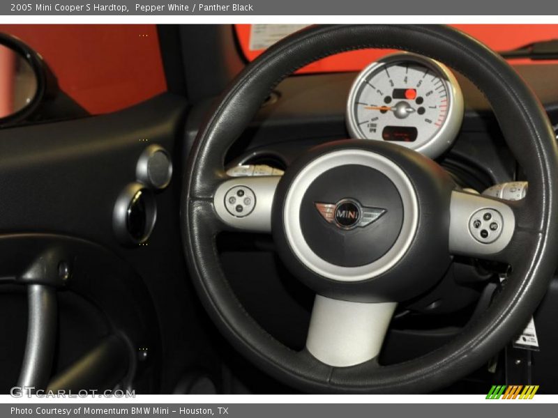 Pepper White / Panther Black 2005 Mini Cooper S Hardtop