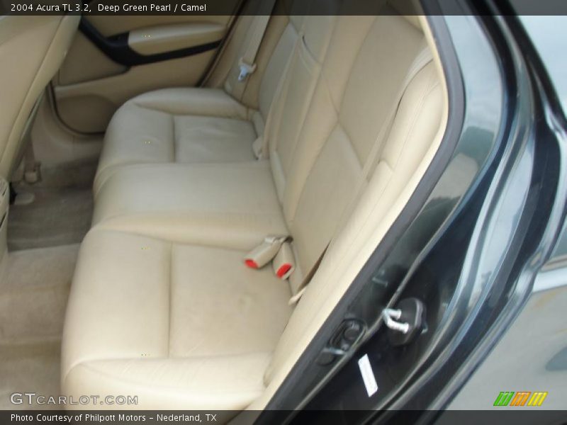 Deep Green Pearl / Camel 2004 Acura TL 3.2